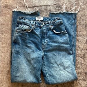 Reformation Classic Blue Straight Jeans